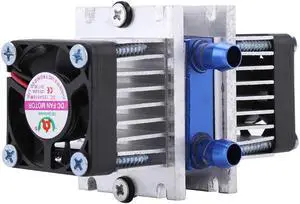 Fdit Dual-chip Semiconductor Thermoelectric Peltier TEC1-12706 Cooler Water Cooling Device Single Cooler 144w US Plug(Single Cooler)
