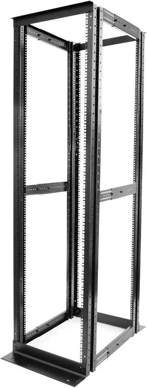 4-Post 42U Open Frame Server Rack for 19" IT Network Equipment & A/V Devices22"-34" Adjustable DepthHeavy Duty Free Standing Rack for Servers & AV Gear 4POST-N42U