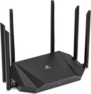 groword WiFi 6 AX3000 High Speed Router - 802.11ax Wireless with 6 Antennas, Dual Band Gigabit, Mesh Network Support, VPN