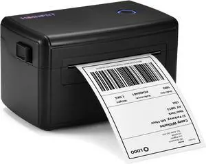HOINPRT Thermal Label Printer - Thermal Shipping Label Printer - 4 x 6 Label Printer for Small Business, (Black)