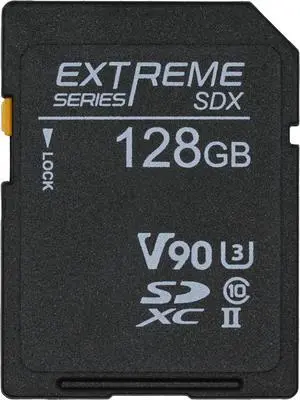 Novachips 128GB Extreme SDXC V90 UHS-II Memory Card  Nikon/Panasonic/Canon/Sony/Fujifilm (NP467C128GZX3)