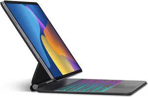 Magic Keyboard Case for iPad Air 11 inch (M3 2025, M2 2024) & iPad Pro 11 Inch (4th/3rd/2nd/1st Gen), iPad Air 5th/4th Generation Case with Keyboard, Floating Cantilever Stand, Multi-Touch Trackpad