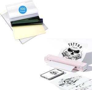 Phomemo M08F Wireless Tattoo Transfer Stencil Printer with 100 pcs Transfer Paper