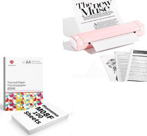 Phomemo M08F Wireless Tattoo Transfer Stencil Printer with 100 Pcs A4 Thermal Paper