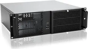 RackChoice 3U Server Chassis Rackmount Case with 3x5.25+4x3.5 Support ATX/MATX/MiniITX M/B and SFX Power Supply, dust Filter Bracket infront Easy maintenace