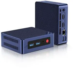 Beelink Mini S13 Mini PC, Intel Twin Lake N150 (Upgraded N100, up to 3.6GHz), 16GB DDR4 RAM 500GB SSD, Mini Desktop Computer Support 4K Dual HDMI Display, WiFi6, BT5.2, Low Power