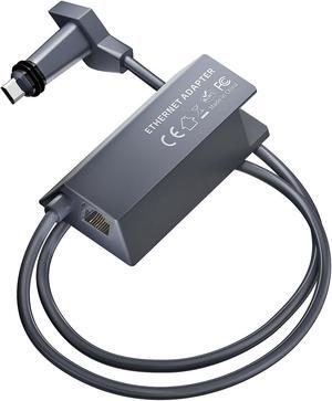 Starlink Ethernet Adapter Gen 2, Starlink Ethernet Adapter Satellite Internet V2 for Rectangle Dish Wired External Network, for Starlink Adapter to RJ45 WiFi Router, Fast & Stable Network Connection