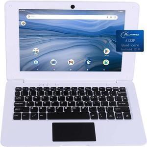 Tablets & Computers 10.1 Inch Netbook Laptop, Android 12, Quad Core Processor, 2gb Ram, 64gb ROM, Webcam, 2* USB, SD Card Slot, Bluetooth, WiFi- White