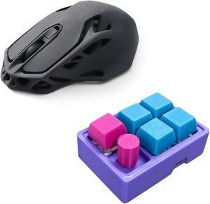 Bambu Lab Makerworld MH002 3D Printed Wireless Mouse Model Components+DIY Creative Model Kit for 3D Printed Programmable Keyboard Components