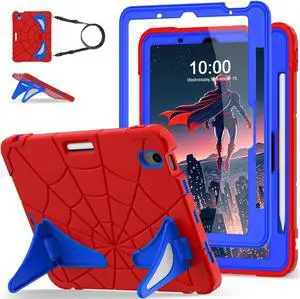 WESOROL Case for iPad Air 11 Inch M2/M3 (2024/2025), iPad Air 5th/4th Generation Case 10.9 Inch,Heavy Duty Shockproof for Kids Friendly iPad Cover Air 11 Inch with Screen Protector,Red Blue