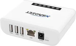 Wireless USB Server and Print Server, Share USB Devices (Printer, Scanner or More) Over LAN via Ethernet or WiFi Network - Easy Setup (LK300EW)