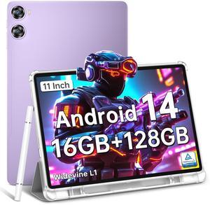 OUKITEL OT9 Android 14 Tablets, 16GB+128GB(1TB TF) Octa-Core 11 Inch IPS Screen Large Tablet for Adults, 13+5MP Camera Widevine L1 8000mAh Battery WiFi Tablet with Stylus, OTG/GPS/TUV/3.5mm Jack 2025