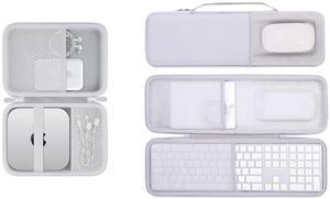 co2CREA Hard Case for Apple 2024 Mac Mini M4 + Magic Keyboard + Mouse