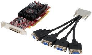 VisionTek Radeon 5570 SFF 1GB DDR3 4M VHDCI VGA (4x VGA) Graphics Card - 900366