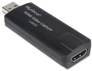 MyGica Video Capture Card, HDMI to USB Switch Gaming Capture Recorder Device -HD 4K 30fps, Plug & Play Record to Computer for Game, Streaming, Teaching, Video Conference, Live Broadcasting (USB 2.0)