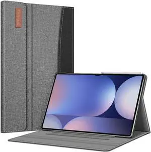 Fintie Case for Samsung Galaxy Tab S10 Ultra 2024 / S9 Ultra 2023 14.6 Inch, Multiple Angle Portfolio Cover with Pocket Auto Sleep/Wake, Gray
