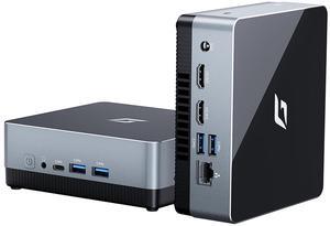 CyberGeek Nano A1 Linux Mini PC 16GB RAM, Intel 12th Alder Lake N100 (up to 3.4GHz) Mini Computer, Mini PC 1TB SSD, Micro PC 4K Dual HDMI/USB3.0/WiFi 6/BT5.2/RJ45/VESA, Office/Home