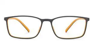 Lenskart Blu | Zero Power Blue Cut Computer Glasses | Gaming Glasses | Anti Glare, Lightweight & Blocks Harmful Rays | UV Protection Specs | Men & Women | Medium | LB E13527