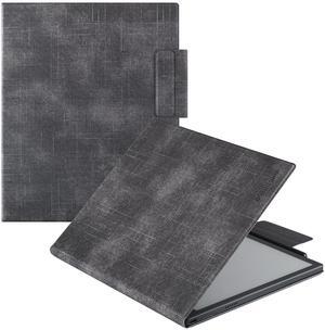 BOZHUORUI Magnetic Case for 10.3" Onyx Boox Tab Ultra C Pro Tablet (2023 Released) - Ultra-Thin Lightweight Book Folio Cover with Auto Sleep/Wake (Denim Gray)
