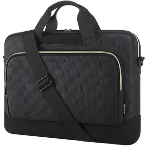 Sac Messager En Cuir Vegan Pour Ordinateur Portable 17 Pouces - Dimensions 40x15x30 Cm - Étanche, Multiple Compartiments - Idéal Travail, Bureau, Voyage