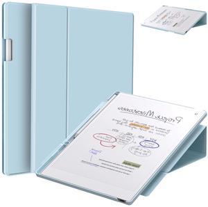 E NET-CASE Case for Remarkable Paper Pro Color 11.8"- Multi-Viewing & Auto Sleep/Wake Book Folio Cover with Built-in Pen Holder for Remarkable Paper Pro Tablet 11.8 inch 2024 Released (Sky Blue)
