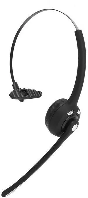 Bluetooth cordless Headset, Mono Telephone Headset with Flexible Rotatable Microphone, 11h Talk Time, All Day Comfort Design, Call Center Headset for Calls Music