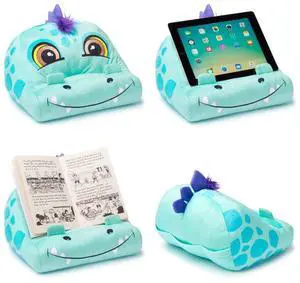 Gifts for Readers & Writers Children's iPad Stand | Cuddly Reader Tablet Stand & Book Holder| Reading Pillow for Bedtime Adventures | Tablet Lap Rest Cushion | Fun Gift for Readers & Book Lovers