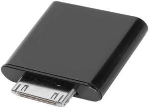30 Pin Bluetooth Transmitter for iPod, Bluetooth 2.1 Adapter Transmitter, Plug and Play, Not for iPod Classic and Nano (Black)
