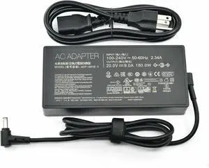 180W AC Charger for Asus ROG Zephyrus & TUF Gaming Series G14 G15 A15 F15 F17 A17 GA401 GA502 FX566 FX705 FA706 FX766 FA506 FX516PC FX516PE FX706 FX506 FX505DT FX517ZC FX517ZE GL703GM GX531GM Laptop