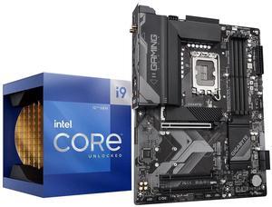 MICRO CENTER CPU Motherboard Intel i9-12900K 16-Cores LGA 1700 Gaming PC Desktop Processor up to 5.2 GHz with GIGABYTE Z790 Gaming Plus AX DDR5 Motherboard