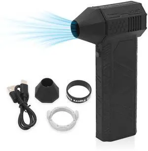 Air Duster, Rechargeable Mini Blower Turbos Fan Turbos Violent Fan, 120000RPM Powerful Turbos Fan Brushless Motor Air Blower, High Speed Turbine Mini Car Dryer Electric Air Duster