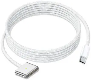 USB-C to Magnetic 3 Cable, 140W Magnetic Safe Charging Cable Compatible with MacBook Pro/Air & M1 M2 M3(Between 2021-2024 14"& 16 inch) - 6.6ft