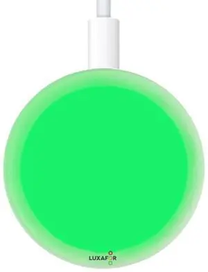 LUXAFOR Mute Button for Microphone - Physical USB LED Microphone Mute Button for Zoom, Teams, Google Meet - Eliminates Distractions, Mute and Unmute Using a Simple Button (20 inch Cable (USB Type-A))