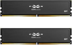 Silicon Power DDR5 64GB (2x32GB) Value Gaming 6000MT/s (PC5-48000) 288-pin CL38 1.35V UDIMM Desktop Memory Module RAM SP064GXLWU60BFDJ