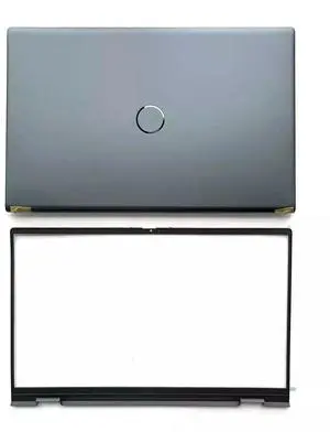 Wzqrps New Replacement Laptop LCD Cover Back Rear Top Lid Front Bezel for Dell Inspiron 15 Pro 5510 5515 NK7D9 0NK7D9 Blue (LCD Back+Bezel)