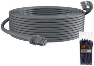 wusheation Starlink Cable Gen3 for Starlink Gen 3 Standard Kit/Starlink Mini, Ethernet Cable for Star Link V3/Mini Waterproof Grey (V3-23M)