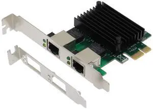 SEDNA - PCI Express 2 Ports 10/100/1G/2.5G Ethernet Adapter with Low Profile Bracket (RTL8125)