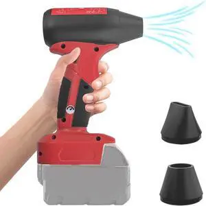 4 Gear Jet Fan Mini Dry Blower for Milwaukee 18V Li-ion Battery, URUN 130000RPM Compressed Air Duster Super Mini Jet Fan for Milwaukee for Computer Car Keyboard(No Battery)