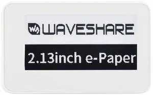 waveshare 2.13 inch Passive NFC-Powered e-Paper,250x122 Pixel, No Battery Required No Messy Wiring Novel Passive NFC Tech Wireless Powering & Data Transfer APP Provided