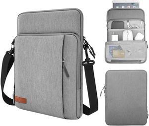 MoKo Laptop Sleeve Bag for 13.3-14 Inch, Notebook Carrying Case with Pocket Fits New MacBook Pro M3/M2 14" /13" M2/M1 Pro/M1 Max 14.2 2023-2021/Air 13.6" M2 2022, Surface Pro 9/8 13", Light Gray