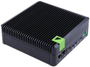 seeed studio NVIDIA Jetson Orin Nano 4GB Industrial Fanless Edge AI Device-reComputer Industrial J3010, Aluminum case with Passive Cooling, 2xRJ45 GbE, 1xRS232/RS-422/RS-485, 4xDI/DO, 1xCAN, 3xUSB3.2