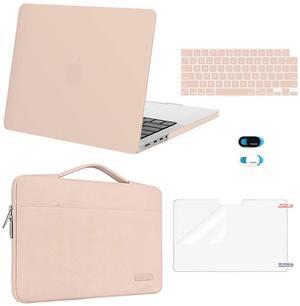 MOSISO Compatible with MacBook Pro 14 inch Case 2025 2024 2023 2022 2021 M4 M3 M2 M1 A3112 A3185 A3401 A2918 A2992 A2779 A2442, Hard Case&Bag&Keyboard Cover&Webcam Cover&Screen Film, Camel