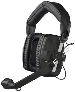 Beyerdynamic DT-109-200-50-BLACK Closed Headset with Dynamic Hypercardioid Microphone, 50 Ohms, Black