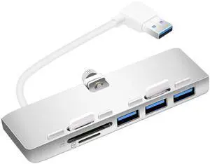 Cateck iMac USB 3.0 Hub Adapter with 3 USB 3.0 Ports+SD/Micro SD Card Reader Combo,Ultra-Thin Premium Aluminum iMac Hub Dock Compatible with Model Released November 2012 or Later