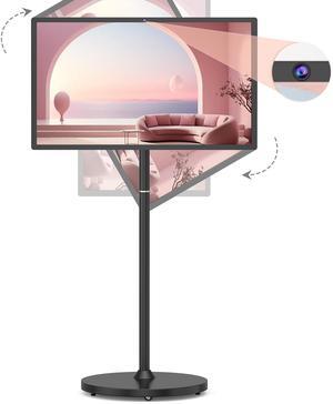 27-Inch 1080p-Portable Touch-Screen-Monitor | 8G RAM+128G Storage | 8-core CPU Qualcomm | Built-in Battery- Last for 8-10H | Android OS | Full Swivel Rotation | 60Hz Refresh Rate | Remote Control