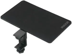 Rmour Z1 Adjustable Ergonomic Mouse Clamp with Mouse Pad for Laptop Stand and Desk, Fits Up to 2.1'' Thick Surfaces, 9.3''x5.7'', Black