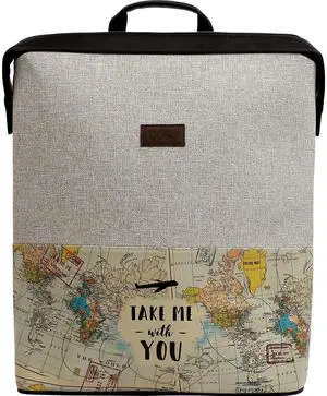 DOGO Slim Backpack for Women - Unique Design and Vegan Leather Laptop Work Travel Backpacks, Take Me With You