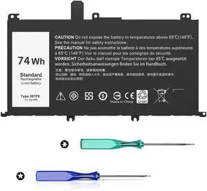 HEHALOTU 357F9 Laptop Battery for Dell Inspiron 15 7000 Gaming 15 7559 7759 7557 7567 7566 5577 5576 INS15PD Series P57F P65F P57F003 P65F001 0GFJ6 71JF4 071JF4 0357F9[11.1V 74Wh]