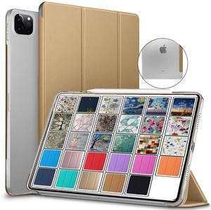 DuraSafe Cases for iPad PRO 11 Inch 2 2020 3 2021 [ PRO 11 2nd 3rd ] A2377 A2459 A2301 MHMT3LL/A MHMU3LL/A MY332LL/A MY342LL/A Slim Lightweight Protective PC Dual Angle Stand Cover - Gold