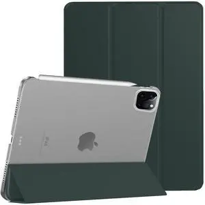 DuraSafe Cases for iPad PRO 11 Inch 2 2020 3 2021 4 2022 [ PRO 11 2nd 3rd 4th ] Slim Lightweight Protective PC Dual Angle Stand Cover - Dark Green